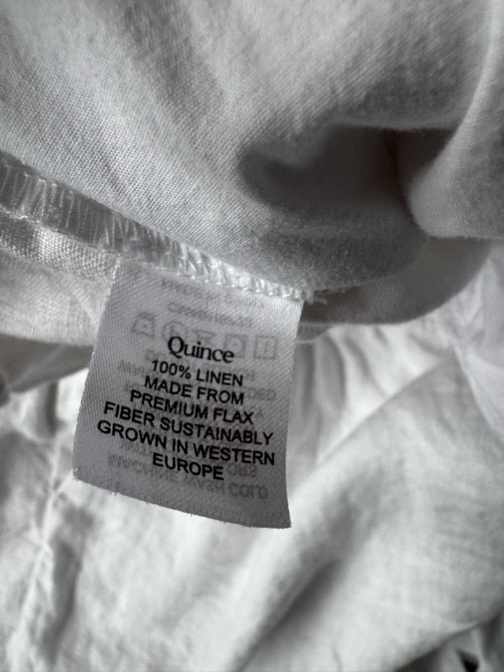 Quince 100% European Linen Pull On Pants White XL Coastal Summer - Picture 6 of 9